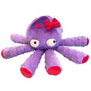 Scentsy Buddy Bubbles the Octopus‎ Purple 12" Stuffed Animal Textured Plush